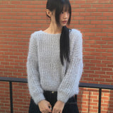 フォーヴィル スノーフレーク ソフト オフショルダー ボートネック ニットウェア