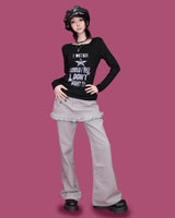 hip layered skirt pants (4color)