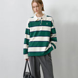 (T-7002)ESSENTIAL STRIPE TEE