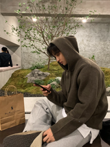 Logane Cash-like Bangada Hooded Knit