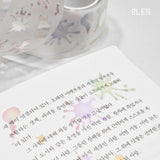 PET Aurora Water Color Kiss Cut Tape