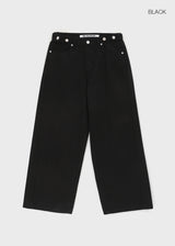 [MADE] Leaf Linen-Like Back-Pocket Cotton Pants