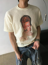 [A-T0111] ポップコーンクロップ半袖Tシャツ (2色)