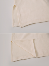 Milk Layered Loose Fit Short Sleeve T-shirt (5color)