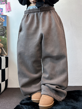 ストリング🩶ピグメントトラックロングパンツ 🩶🤎🖤3カラー