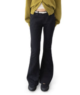 Iva Studded Low-Rise Bootcut Jeans