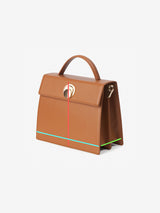 LAZEL MINI ショルダーレザーバッグ / Tan Brown