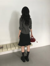 ミディフリルスカート