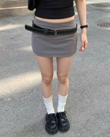 ローミニスカートパンツ
