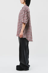 Bear Check Half Shirt (2color)