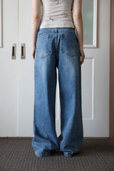 Tweed Studded Denim Pants