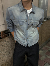 Weather cuff denim jacket