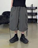Shuren Shirring Cargo Bermuda Pants