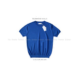 LMN Saint Cool Linen Round Short-Sleeved Knitwear (14 colors)