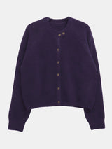 Dean Two-button round-neck Wool  cardigan