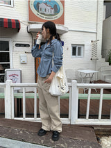 ベーシックワイドパンツ (5C)
