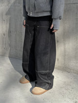 BASE BOUBLE KNEE NON-FADE DENIM