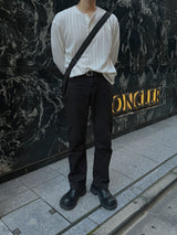 ASCLO ヘンリーネックニットロングT (4color)