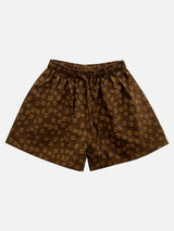 Zan Flower Embossed Short Pants (5c)