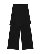 FLARED SKIRT PANTS(BLACK)