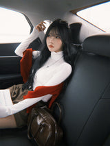 [BELLIDE MADE] Nave, ribbed turtleneck T-shirt