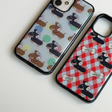 Vintage Dachshund Epoxy Phone Case