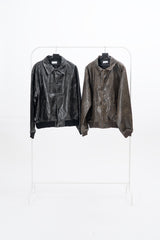 Glady Crack Over Leather Jacket