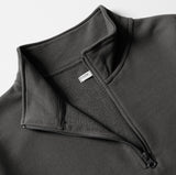 26SS★ クロップリッジハーフネックスウェットシャツ