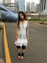 frilly pop dress (2color)