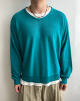 Wale Linen V-neck Knit