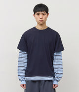 Omni Striped Layered Longsleeve