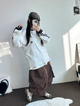 BIG BIG POCKET OVER BERMUDA 🤎🤍❤🖤5COLOR