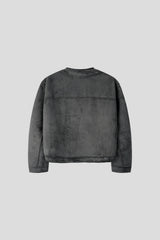 MG mink puffer tweed reversible jacket (2 colors)