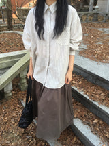 Striped Loose-Fit Shirt