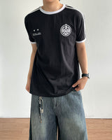 テンススリムフィットリンガー半袖Tシャツ