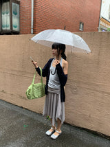Hona Summer Loose Fit Cool Span Hood Zip-Up