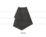 UNBALANCE WRAP LAYERED SKIRT