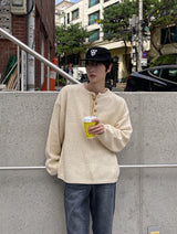 Roark Henley Neck Over Knit