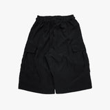 street shape capri shorts_black