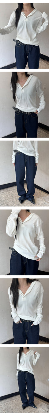 [Unisex] リラックスゴルギフードスリーブス(4color)