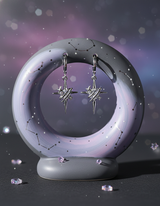 [SNSD Taeyeon Piercing] Love Planet Huggies Piercing - Silver Color
