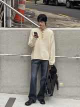 Roark Henley Neck Over Knit
