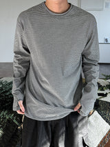 Mary Stripe Layered Warm Tee