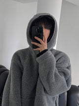[Premium] 3タップシャーリングアノラックフーディ