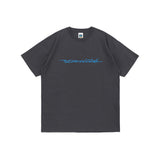スクリプトロゴTシャツ(チャコール)