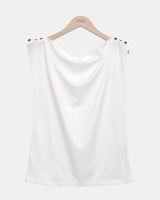 Pyuta Draped Short Sleeve T-Shirt