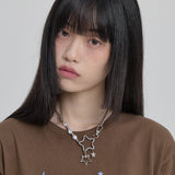 Star Chain Beads Necklace