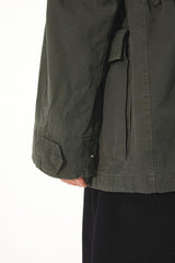 Retro washed denim barn jacket