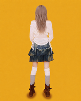 チャンキーデニムスカート
