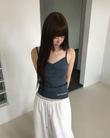 [ORIGINAL] As Lace Shirring Sleeveless